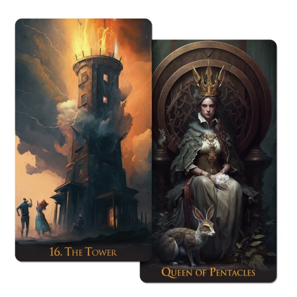 Tarot Deck With Guidebook - 12 * 7 cm Weird World