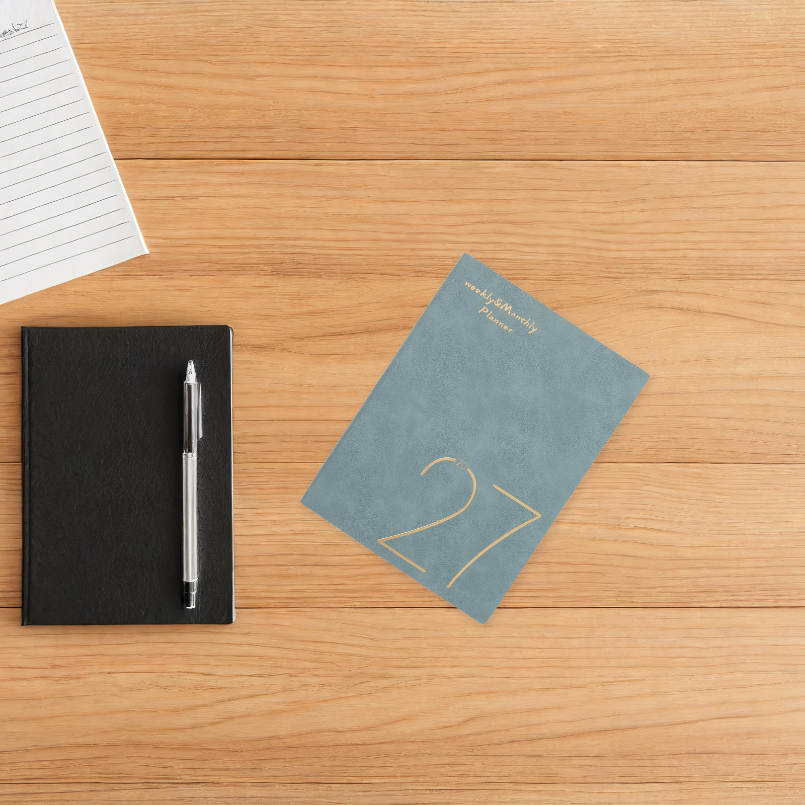 A5 Spiral Dotted Grid Notebook - 2027 Wochen- und Monatsplaner Notizbuch A5