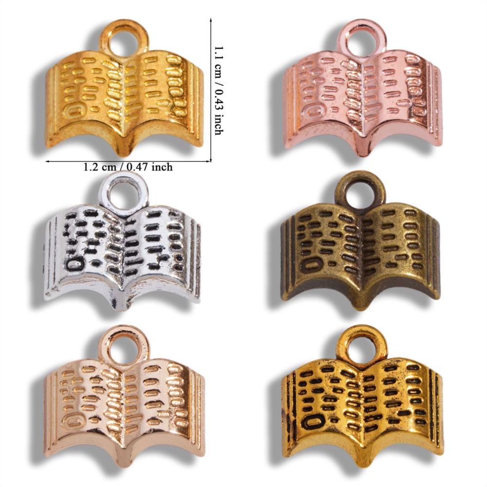 10/20/100 Stück Charms, offene – Stationery Books Bewertung und Preis