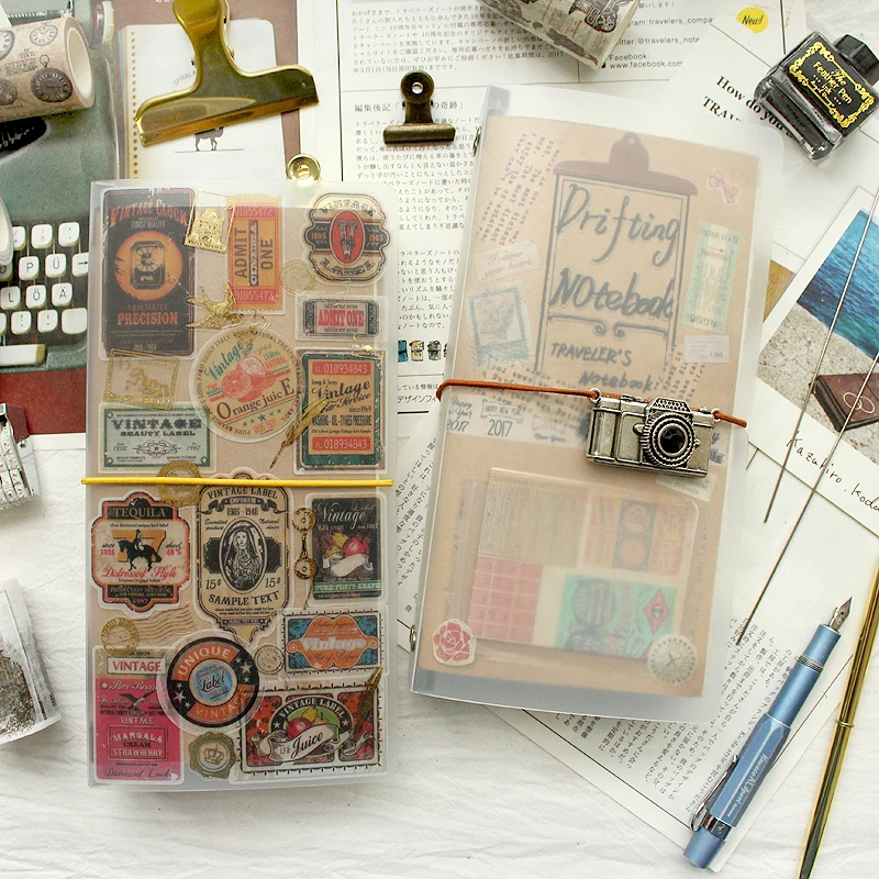 Reise-Notizbuch mit Einlage, N – Vintage Leather Journal Notebook Bewertung und Preis