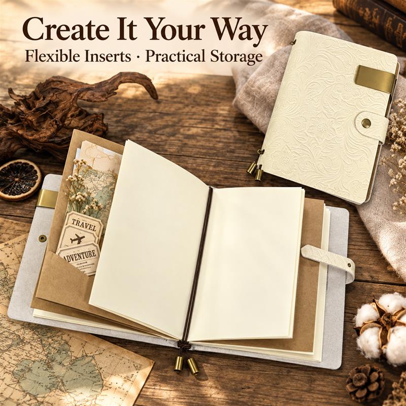 A6 Notizbuch aus Vollnarbenled – Vintage Leather Journal Notebook Bewertung und Preis