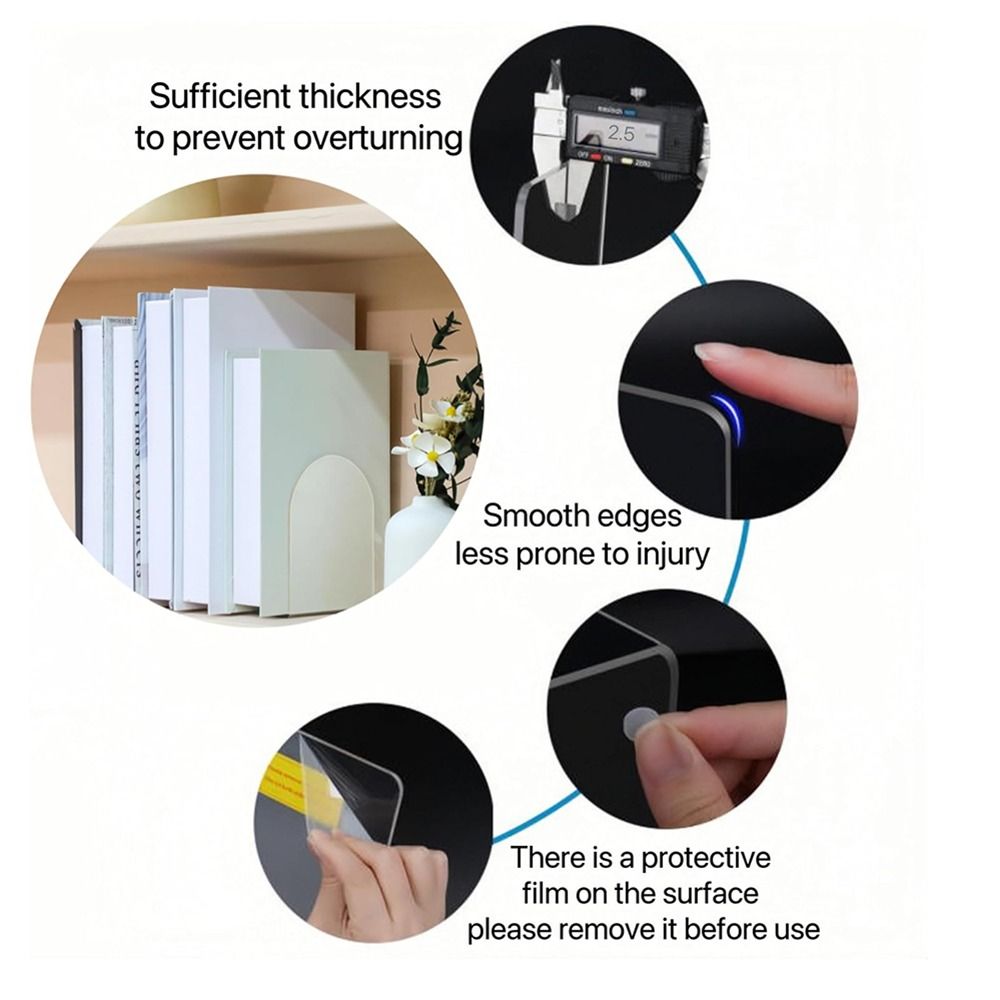 Buchstützen aus Acryl für Büch – Clear Acrylic Book Stand Holder Bewertung und Preis