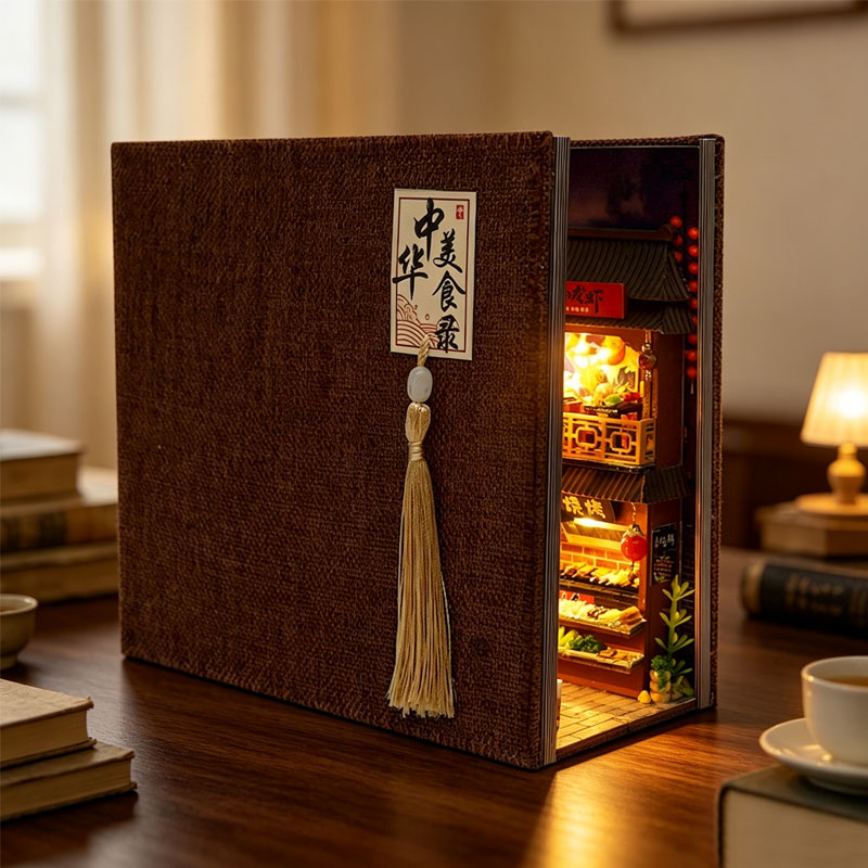 DIY Buchnische Puppenhaus Mini – Diy Wooden Book Nook Kit Shelf Insert Bewertung und Preis