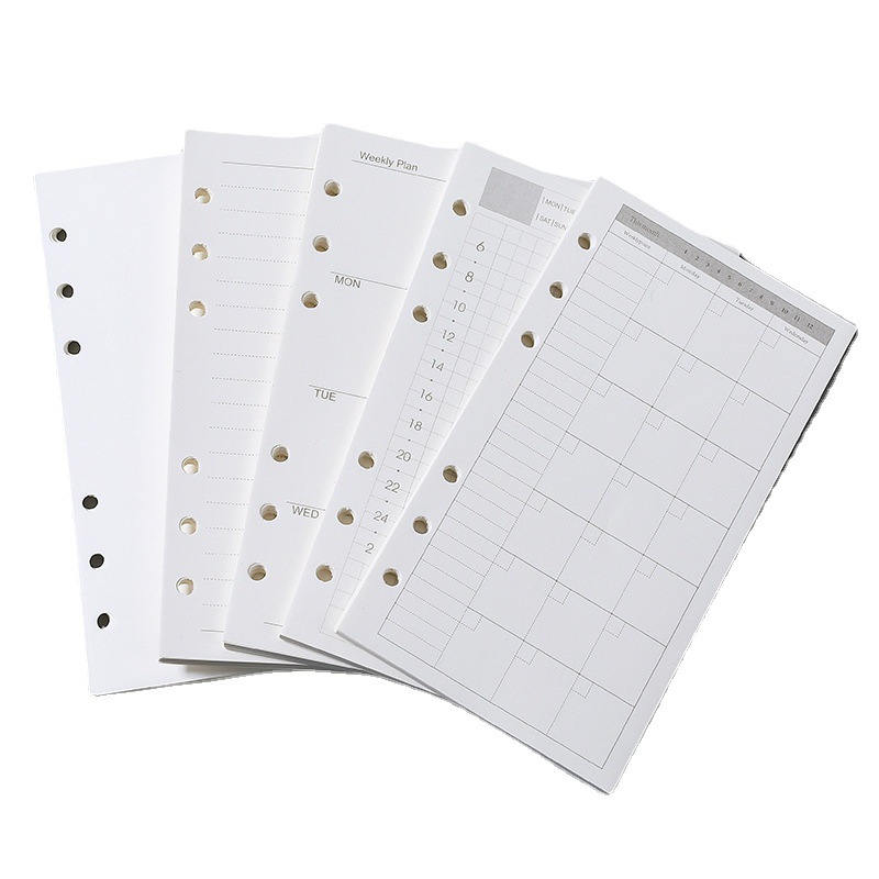 A5 A6 A7 Loseblatt-Notizbuch,  – A5 Spiral Dotted Grid Notebook Bewertung und Preis