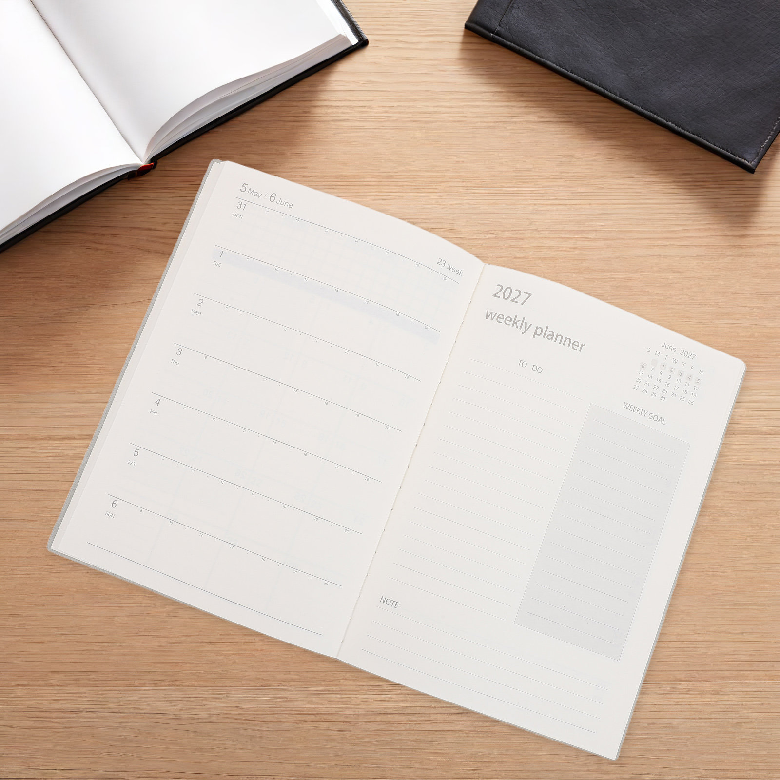 2027 Professionelles Planer-No – A5 Spiral Dotted Grid Notebook Bewertung und Preis