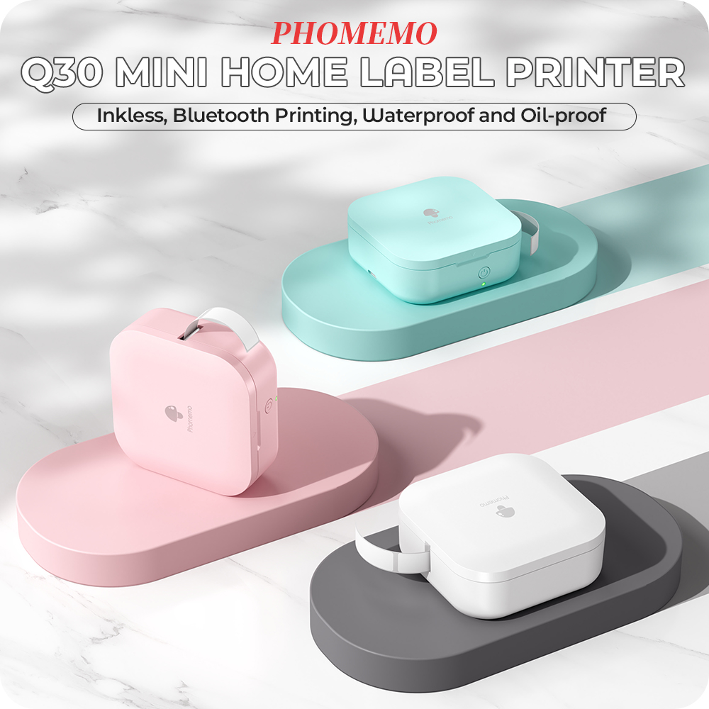 【Neu】Phomemo Q30 Mini-Etikette – Mini Pocket Thermal Printer Paper Roll Bewertung und Preis