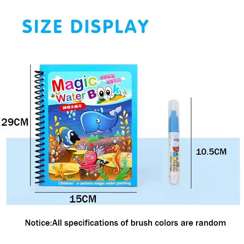 1pc Wiederverwendbare Kinder M – Reusable Water Magic Coloring Book Bewertung und Preis