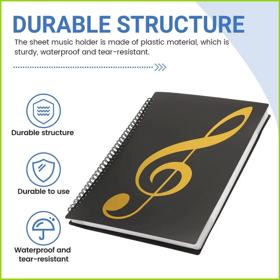 Flexibler Notenordner für Klav – Blank Sheet Music Notebook Bewertung und Preis
